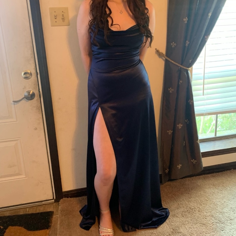 Windsor Navy Blue Formal Dress